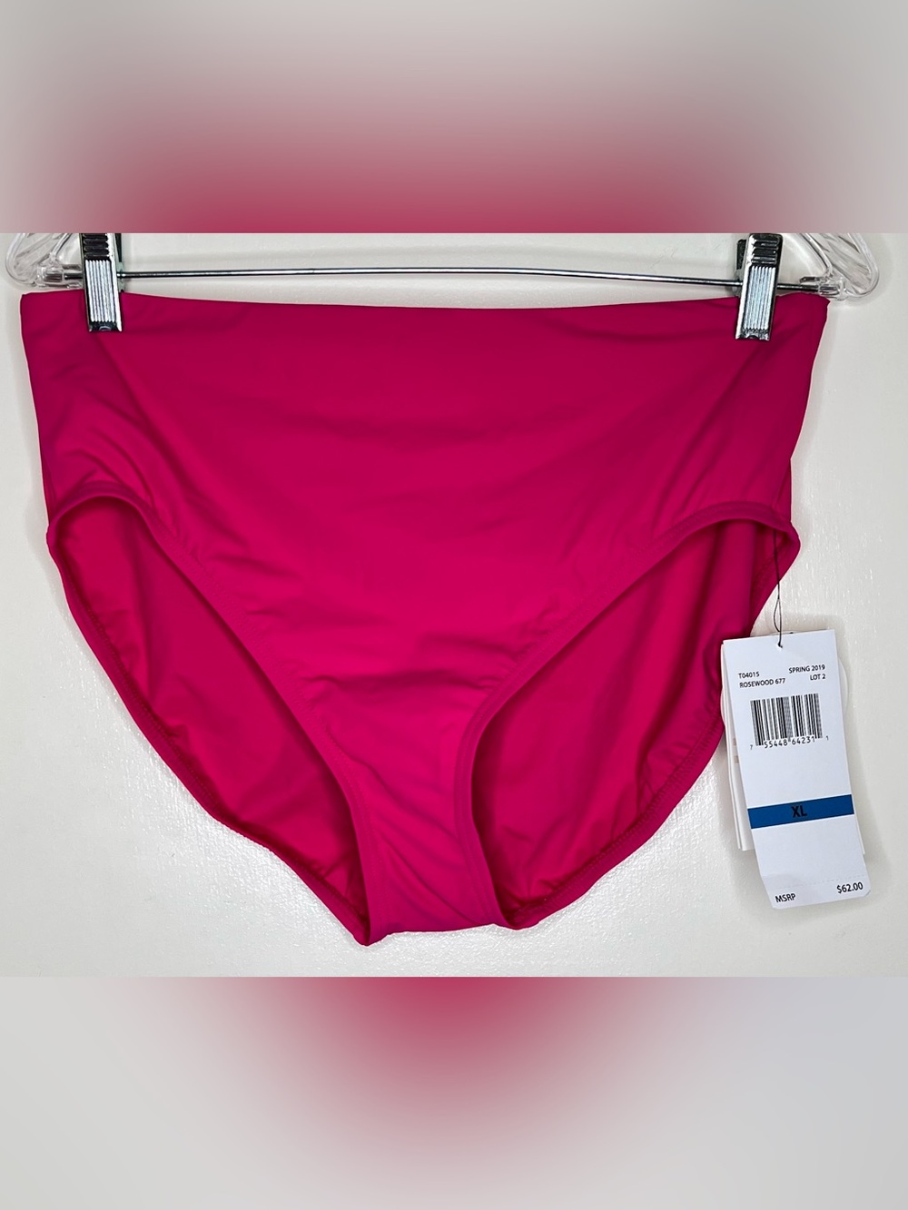 Coco Reef “Contours”  Swim Suit Bottom, Fuchsia Pink, XL. NWT